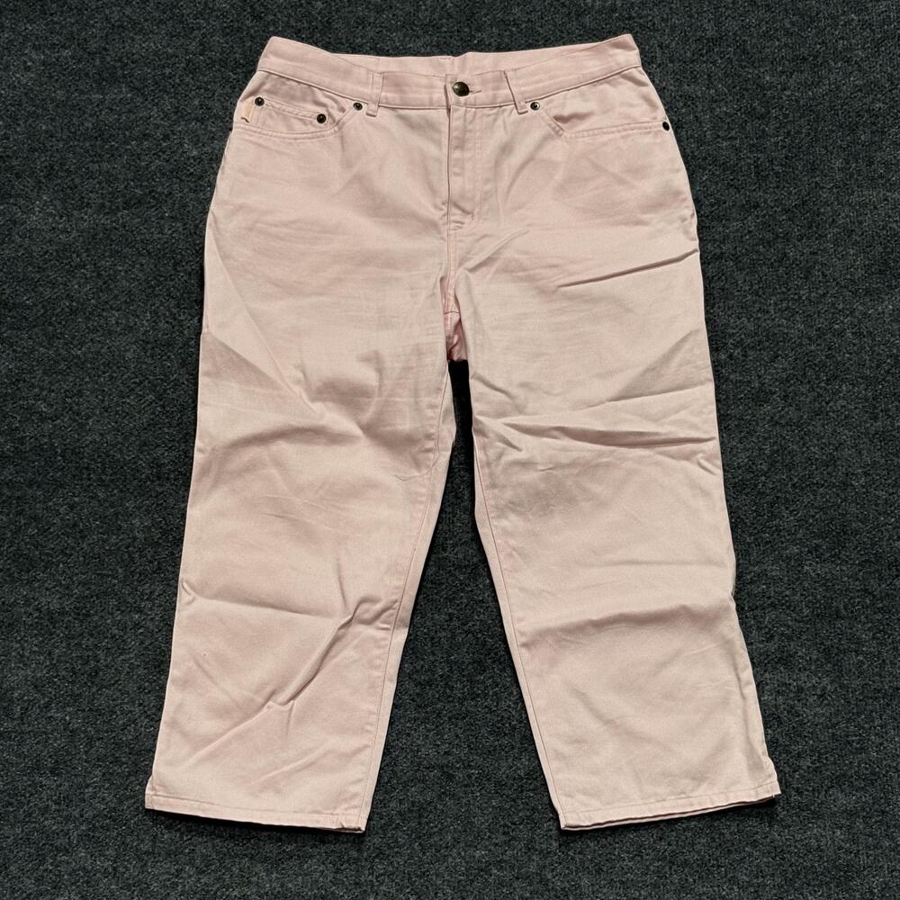Lauren Jeans Co Ralph Lauren Jeans Womens 6 Pink Cotton Denim Straight Leg